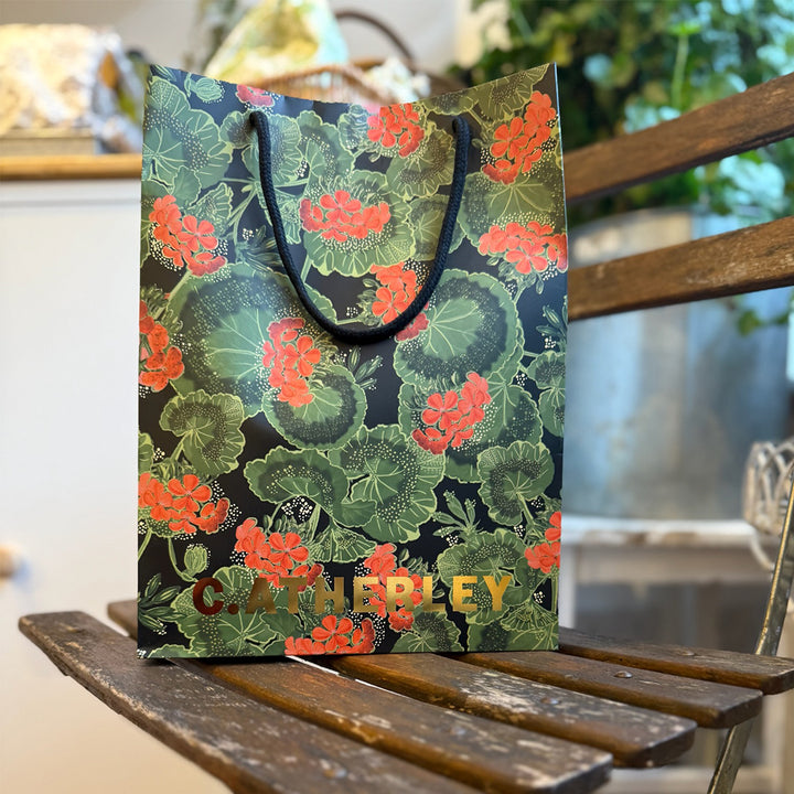 Red Geranium Gift Bag
