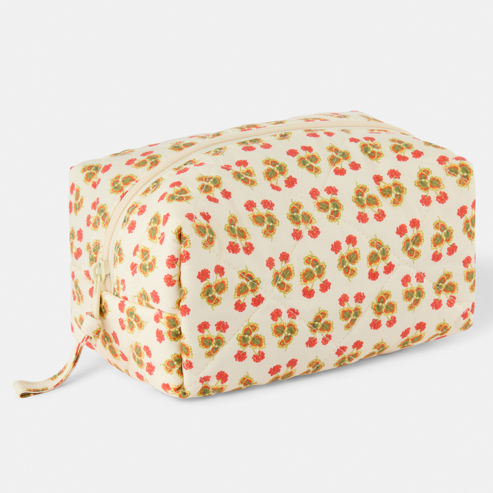 Quilted Cosmetic Zip Bag